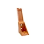 Kép 1/3 - Polcrögzítő műangyag 30x30mm Cseresznye-01