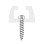 Imagine 4/4 - Tolóajtó Sín Csavar D fejű 2,5x14mm-04