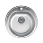 Imagine 1/2 - Venera 510E Inox mosogató 510mm /180mm 123329