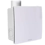 Kép 1/5 - Aerauliqa QXD-80T ventilátor, magas nyomásértékkel, utószellőztető funkcióval, beépített pillangószeleppel, WC csésze elszívásához