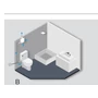 Imagine 5/5 - Aerauliqa QXD-80 Silent ventilátor, magas nyomásértékkel, beépített pillangószeleppel, zajcsökkentett kivitelben, WC csésze elszívásához