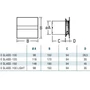 Kép 2/3 - Cata E-100GST ventilátor üveg előlappal, utószellőztető funkcióval, szürke