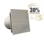Kép 1/4 - Cata E-100MST ventilátor metakrilát előlappal, utószellőztető funkcióval, szürke