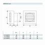 Kép 2/2 - Cata B-10 Matic ventilátor automata előlapzárással
