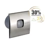 Kép 1/5 - Cata Silentis 10 Timer Inox (Low Noise) ventilátor utószellőztető funkcióval, pillangószeleppel