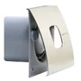 Kép 3/5 - Cata Silentis 10 Timer Inox (Low Noise) ventilátor utószellőztető funkcióval, pillangószeleppel