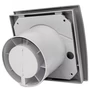 Kép 3/3 - Cata UC-10 Silentis Hygro szürke ventilátor utószellőztető és páraérzékelő funkcióval, fordulatszám állítási lehetőséggel, dekoratív előlappal, pillangószeleppel