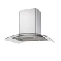 Kép 2/5 - Cata - Páraelszívó Isla gamma 900 X/E inox-üveg LED + Cata PROFESSIONAL edényszett