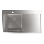 Kép 1/2 - CATA - Mosogatótálca CBS-1 40-40 D R10 inox
