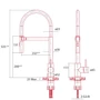 Kép 2/3 - NODOR - Csaptelep NorFlow BLACKBIRD WH 