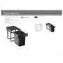 Imagine 2/2 - EKOTECH - Beépíthető hulladékgyűjtő ALADIN BLACK BIO - 1 x 16 liter