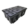 Kép 1/2 - EKOTECH - Beépíthető hulladékgyűjtő JAZZ 90 - 4x12 liter+3x5 liter