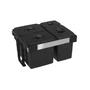 Kép 2/2 - EKOTECH - Beépíthető hulladékgyűjtő FREE JAZZ 60 - 3x12 liter+1x5 liter