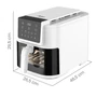 Kép 4/7 - ARDES ARFRYA08LVW 8 literes Air Fryer forrólevegős sütő ajándék ARDES 1T20 kenyérpirítóval