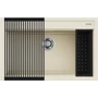 Kép 1/2 - ELLECI - Mosogatótálca Best 130 Workstation Szett G62 bianco antico
