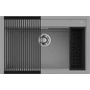 Kép 1/2 - ELLECI - Mosogatótálca Best 130 Workstation Szett K97 Light Grey