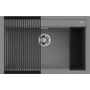 Kép 1/2 - ELLECI - Mosogatótálca Best 130 Workstation Szett M73 titanium