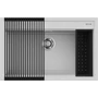 Kép 1/2 - ELLECI - Mosogatótálca Best 130 Workstation Szett M79 aluminium