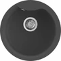 Kép 1/2 - ELLECI - Mosogatótálca Ego ROUND M70 nero metal