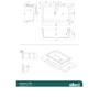 Kép 2/2 - ELLECI - Mosogatótálca Quadra 130 M79 aluminium