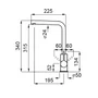 Kép 2/2 - ELLECI - Csaptelep Shell Plus (C02) G40 nero