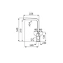 Kép 2/2 - ELLECI - Csaptelep Shell Plus (C02) G68 bianco