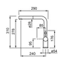 Kép 2/4 - ELLECI - Csaptelep Stream Plus M79 aluminium