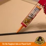 Kép 4/4 - Gorilla GRAB CRYSTAL CLEAR Kristálytiszta Építési ragasztó - extra erős 270ml