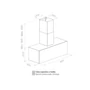 Imagine 3/3 - Pando P-745/90 IX-DEKTON ZENITH kürtős páraelszívó