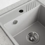 Imagine 3/6 - Laveo HUB egymedencés gránit szürke mosogató