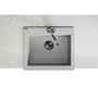Imagine 6/6 - Laveo KOMODO szürke mosogató helytakarékos szifonnal
