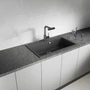 Imagine 3/7 - LAVEO TAU 8 nagymedencés mosogató, szemcsés fekete