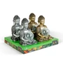 Imagine 3/3 - Szolár Buddha - 1 melegfehér LED - műgyanta - 17 x 15 x 26 cm - 2 féle