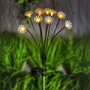 Imagine 1/3 - Leszúrható szolár lámpa - kamilla - 10 melegfehér LED - 80 cm