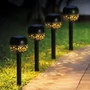 Imagine 1/4 - Leszúrható szolár lámpa - 1 melegfehér LED - 8 x 8 x 38 cm