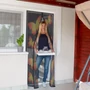 Imagine 2/5 - Szúnyogháló függöny ajtóra - mágneses - 100 x 210 cm - pillangós