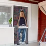 Kép 2/5 - Szúnyogháló függöny ajtóra - mágneses - 100 x 210 cm - baglyos