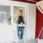 Imagine 2/4 - Szúnyogháló függöny ajtóra - mágneses - 100 x 210 cm - sárga pillangós