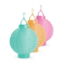 Imagine 1/5 - Szolár lampion - 3 színben - hidegfehér LED - 21 cm