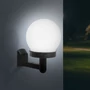 Imagine 1/3 - LED-es szolár fali lámpa - hidegfehér - fekete - műanyag