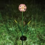Imagine 2/5 - Leszúrható szolár virág - hortenzia - 2 féle - 25 melegfehér LED - 13 x 7 x 65 cm
