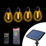 Imagine 1/5 - Smart szolár fényfüzér - 25 db fehér LED - állítható színhőmérséklet - 13,6 m - bluetooth