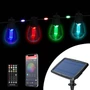 Imagine 1/5 - Smart szolár fényfüzér - 84+15 db RGB LED - 14,5 m - bluetooth