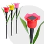 Imagine 2/4 - LED-es szolár tulipánlámpa - sárga / piros / rózsaszín - 31 cm - 24 db / kínáló