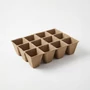 Imagine 2/2 - Cserepes palántanevelő tálca - 15,2 x 11,5 x 4,3 cm - 4 db / csomag