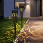 Imagine 1/3 - Leszúrható szolár lámpa - 1 melegfehér LED - 28,5 x 7 cm