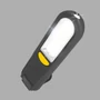 Imagine 2/3 - Mágneses steklámpa COB + SMD LED-del, akasztóval - vészjelzővel