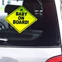 Imagine 2/4 - Tapadókorongos "Baby on Board" tábla - 12,7 x 12,7 cm
