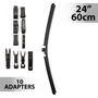 Imagine 1/4 - Ablaktörlő 24"/60 cm - 10 db adapterrel