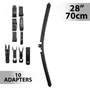 Imagine 1/4 - Ablaktörlő 28"/70 cm - 10 db adapterrel